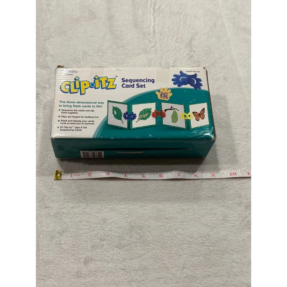 Learning Resources Clip-itz Sequencing Card Set LER 8541 ESL Educational Toy